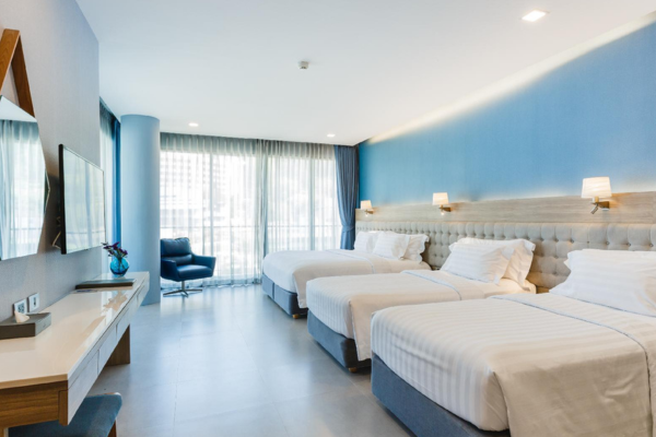 Bluesotel Krabi Aonang Beach, Aonang, Krabi - Deluxe Family Quad